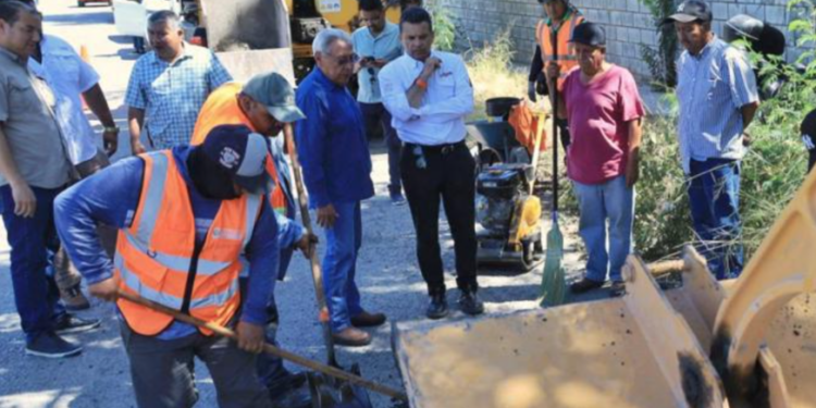 Rehabilita Municipio acceso principal al Fracc. Luis Quintero