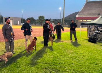 Obtienen binomios K-9 de la Guardia Estatal primeros lugares de su especialidad en certificación canina