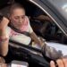 “No me toque”, reclama mujer a Sheinbaum entre protestas en Tampico
