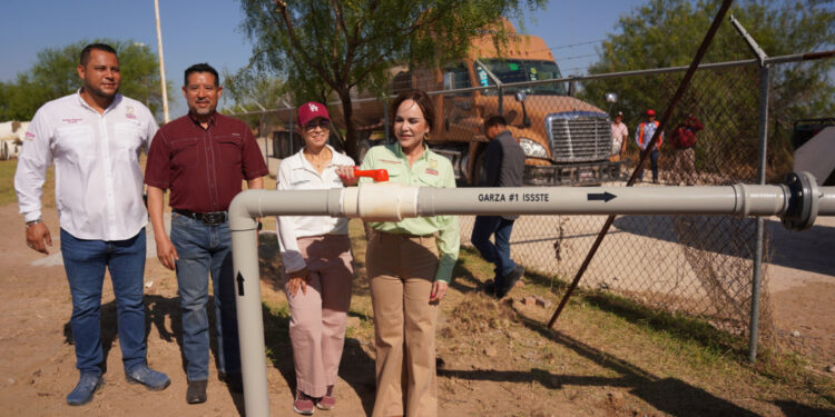 Carmen Lilia Carmen Lilia Canturosas fortalece infraestructura hídrica y agiliza distribución de agua en Nuevo Laredo