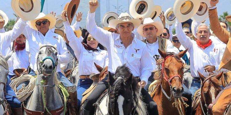 Tamaulipas cabalga unido por la soberanía y la transformación de México