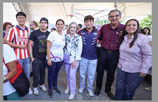 Américo y María de Villarreal acercan servicios de salud a las familias a través de Lazos del Bienestar