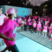 Con mega zumbatón promueve gobierno de Victoria prevención contra el cáncer de mama.