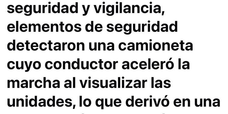 Casi tres horas después, Vocería reporta un solo detenido tras persecución en Victoria