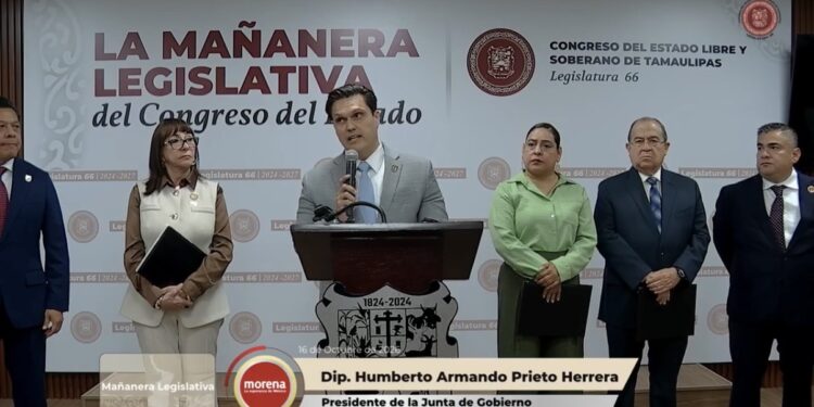 Acusa Prieto de cinismo a líder del PAN por denunciar represión en Tamaulipas